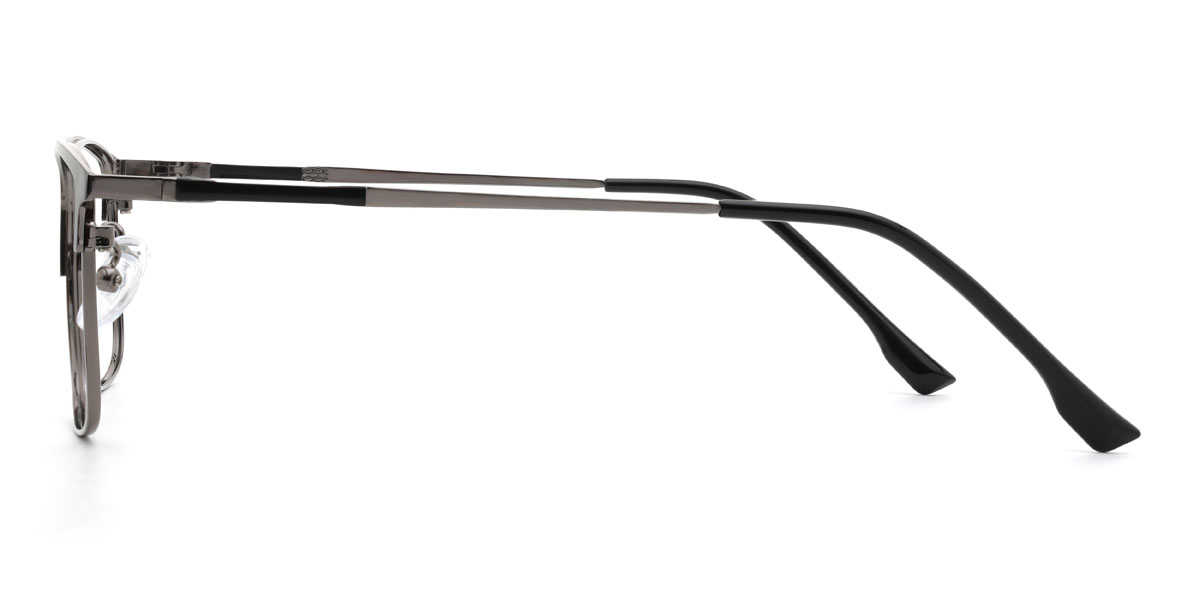 Fekete pisztoly Madhav Szemüveg - Rectangle Glasses
