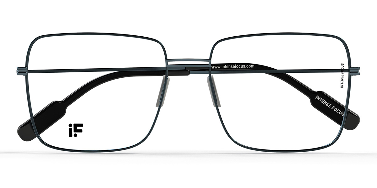 Modrý Dapper 9 Okuliare - Square Glasses