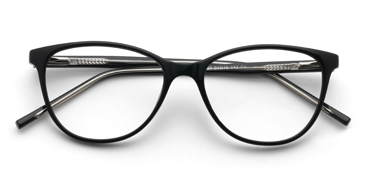 Black Calix Glasses - Cat Eye Glasses