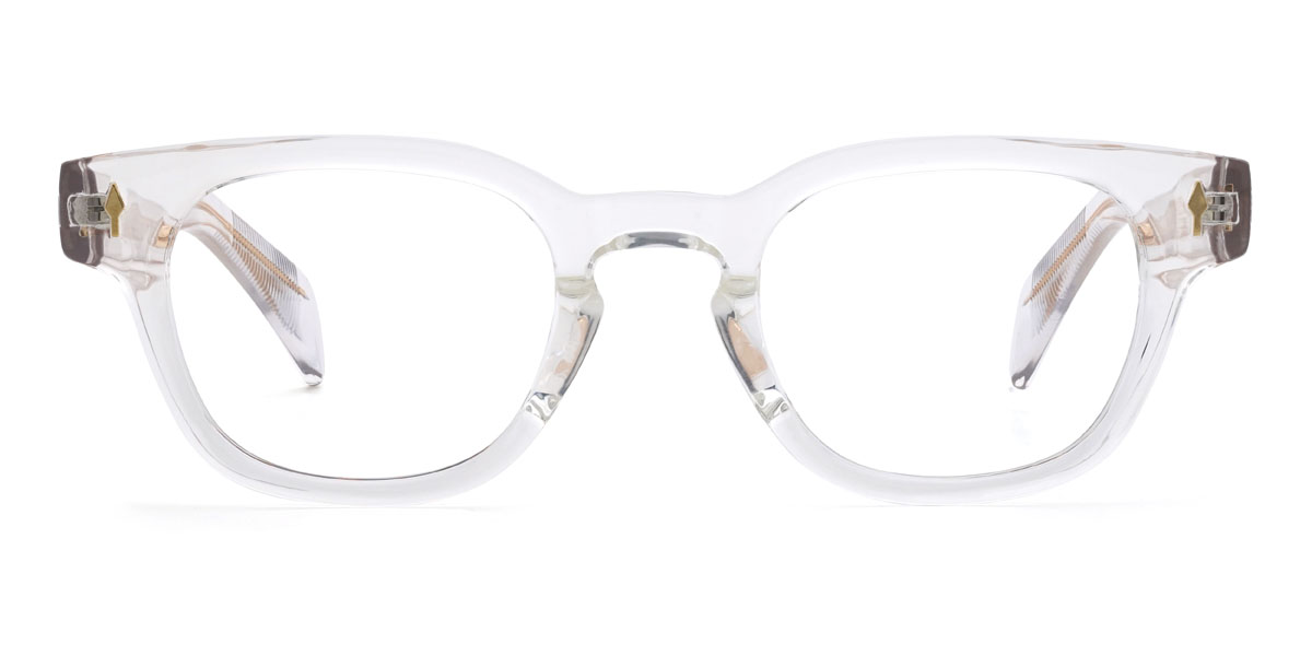 Clear Eleazar - Oval Glasses