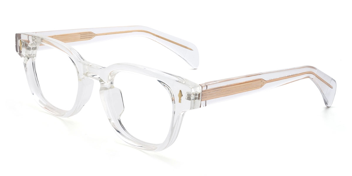 Clear Eleazar Glasses - Oval Glasses