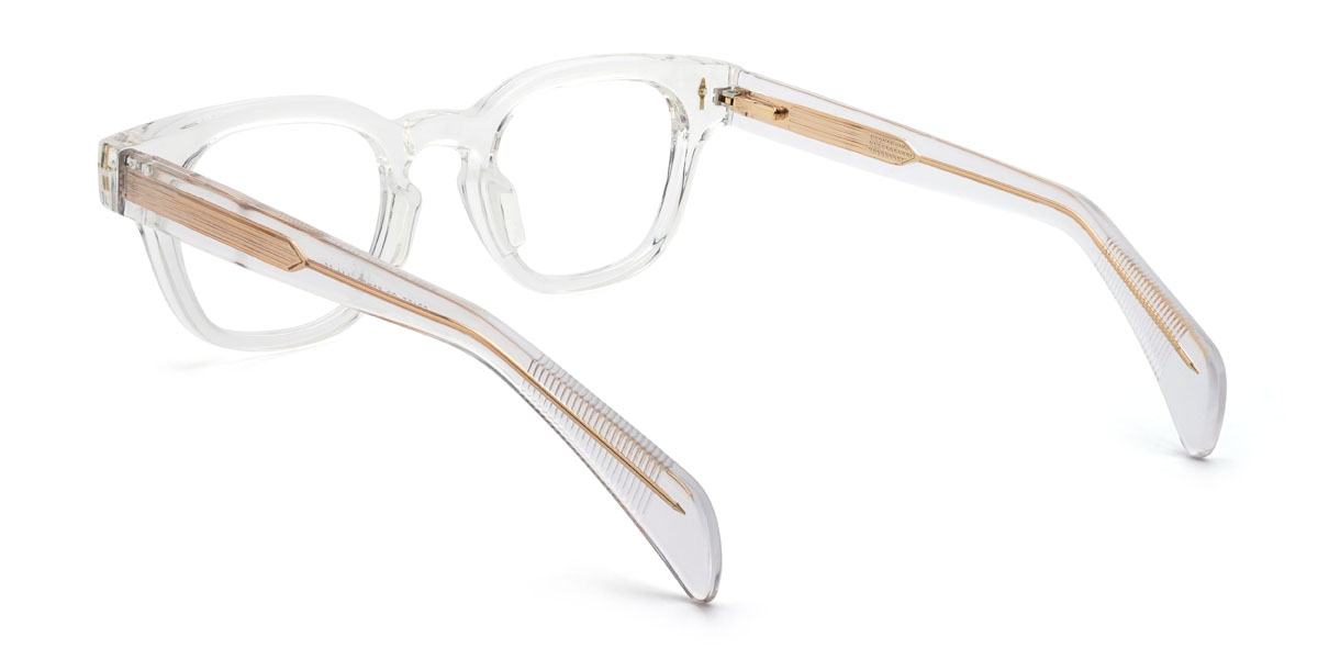 Clear Eleazar Glasses - Oval Glasses