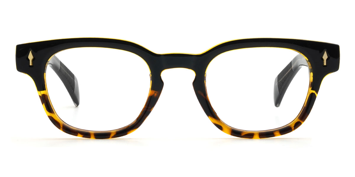 Black Tortoiseshell Eleazar - Oval Glasses