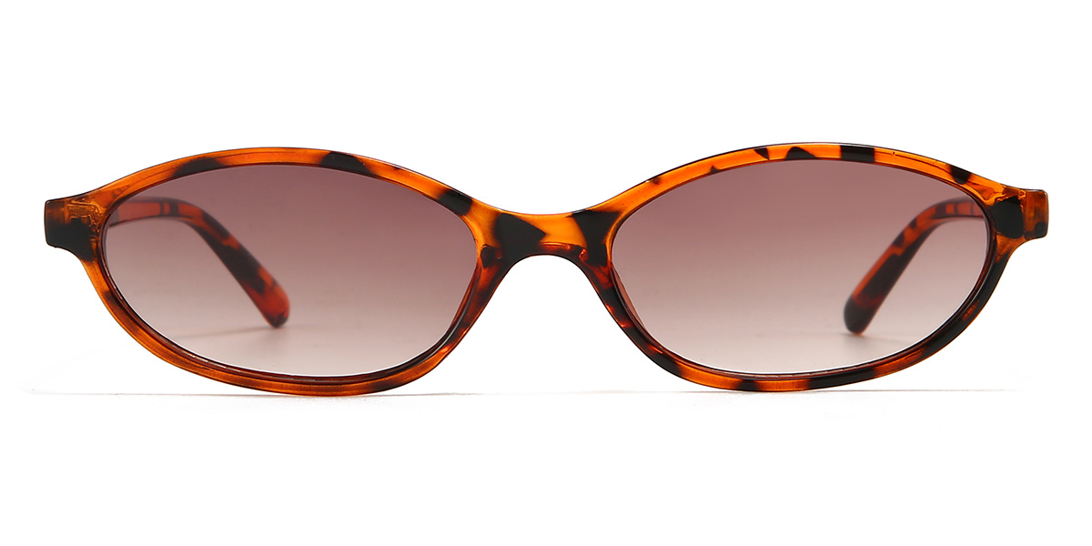 Tortoiseshell Brown Bernard - Oval Sunglasses