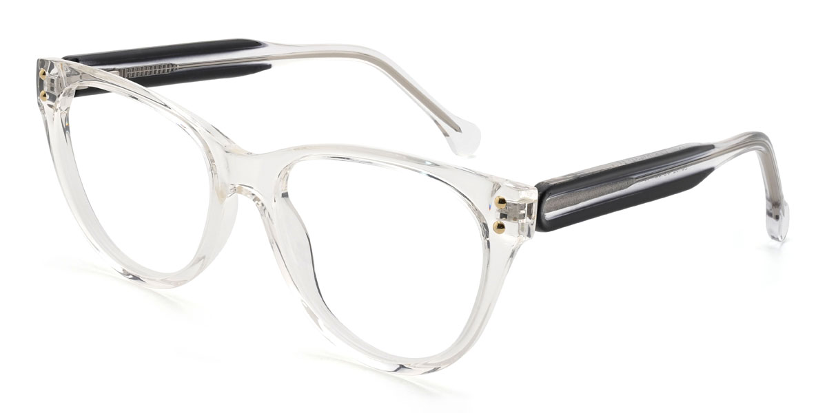Clear Ulises Glasses - Cat Eye Glasses