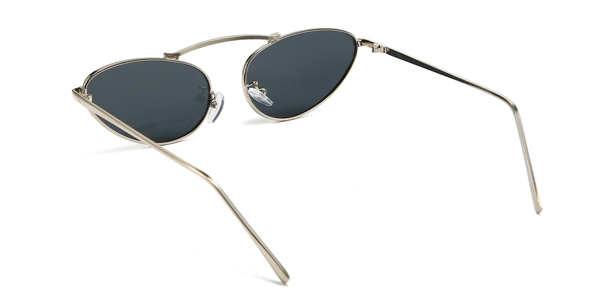 Silver Grey Harmonie Glasses - Oval Sunglasses