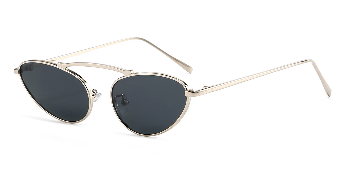 Silver Grey Harmonie Glasses - Oval Sunglasses