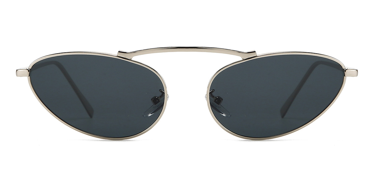Silver Grey Harmonie Glasses - Oval Sunglasses