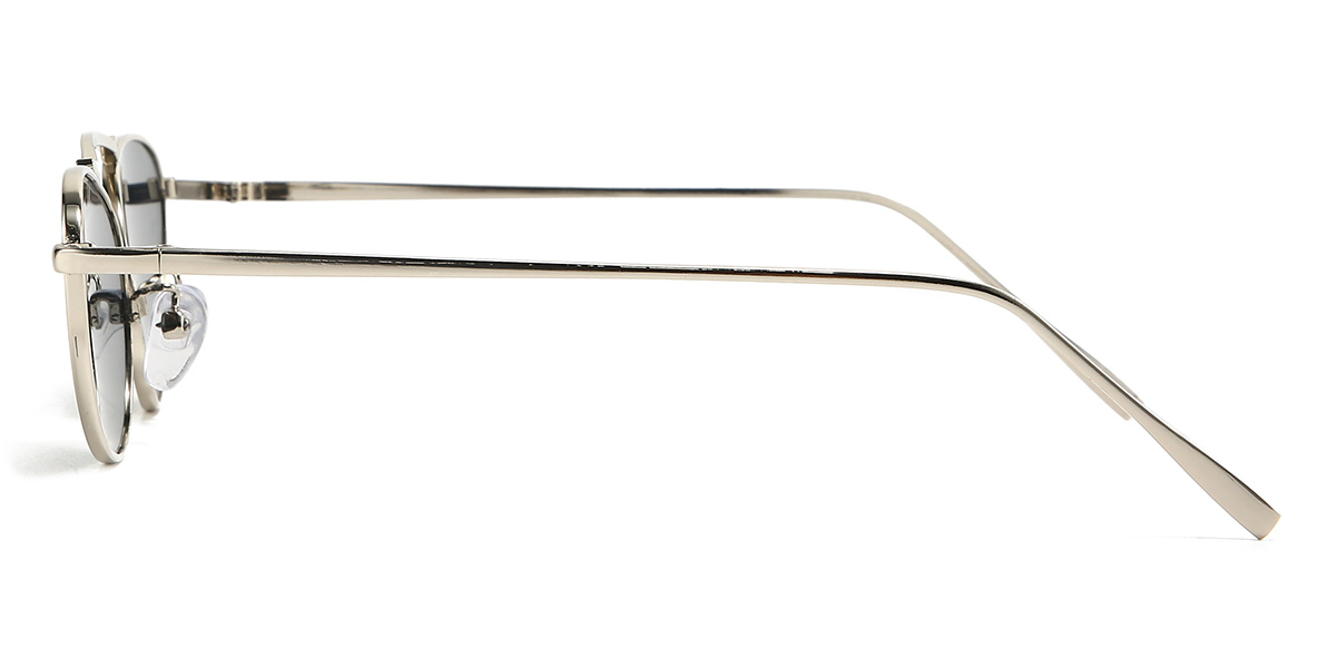 Silver Grey Harmonie Glasses - Oval Sunglasses