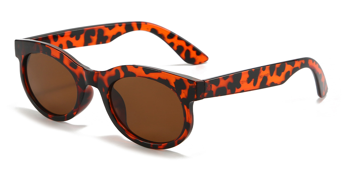 Teknősbéka barna Jannat Szemüveg - Oval Sunglasses