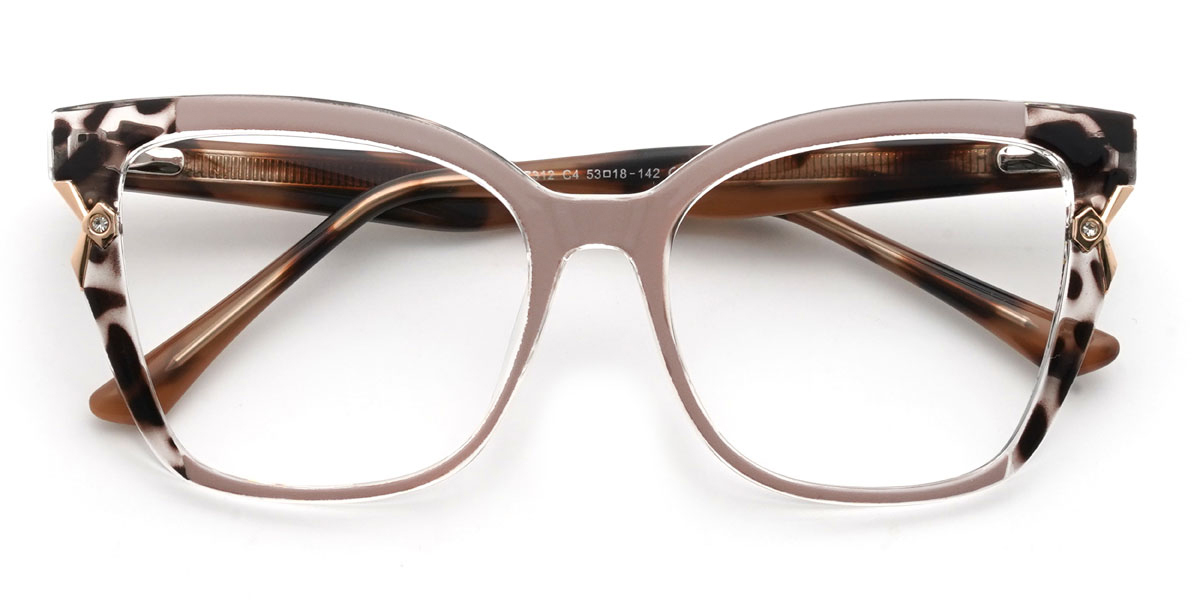 Camée Brun Brun Taches Marta Lunettes - Square Glasses