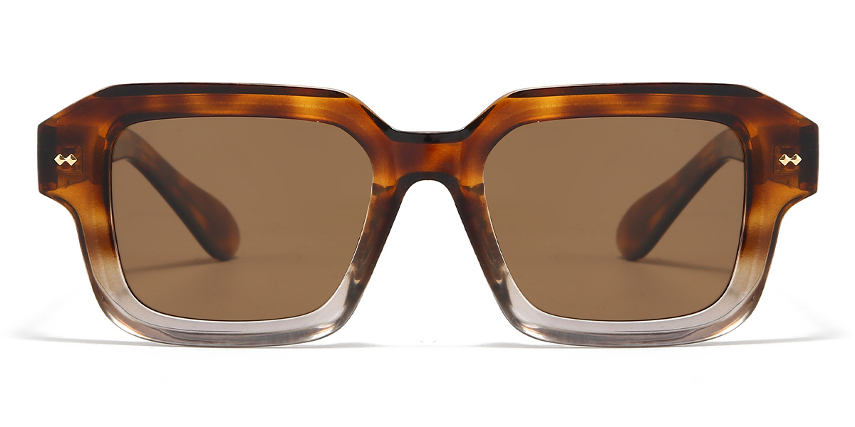 Teknősbéka barna Letty Szemüveg - Rectangle Sunglasses