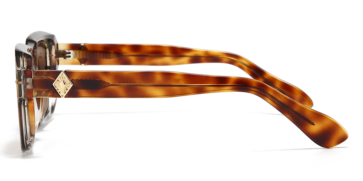 Teknősbéka barna Letty Szemüveg - Rectangle Sunglasses