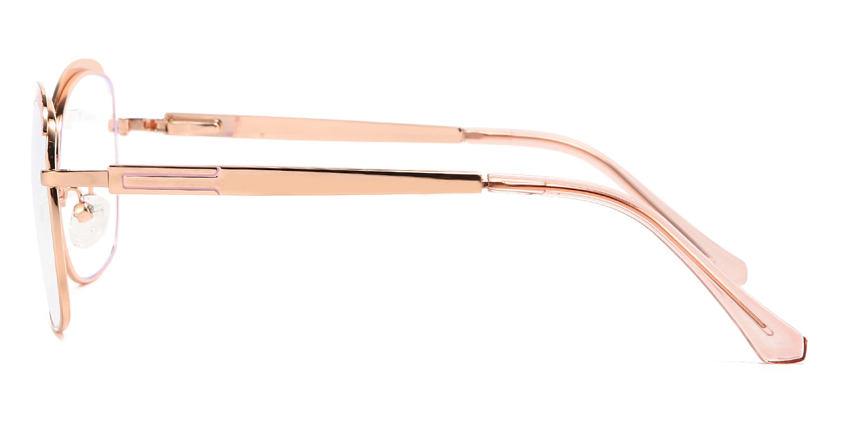 Ouro Rosa Ishanvi Óculos - Oval Glasses