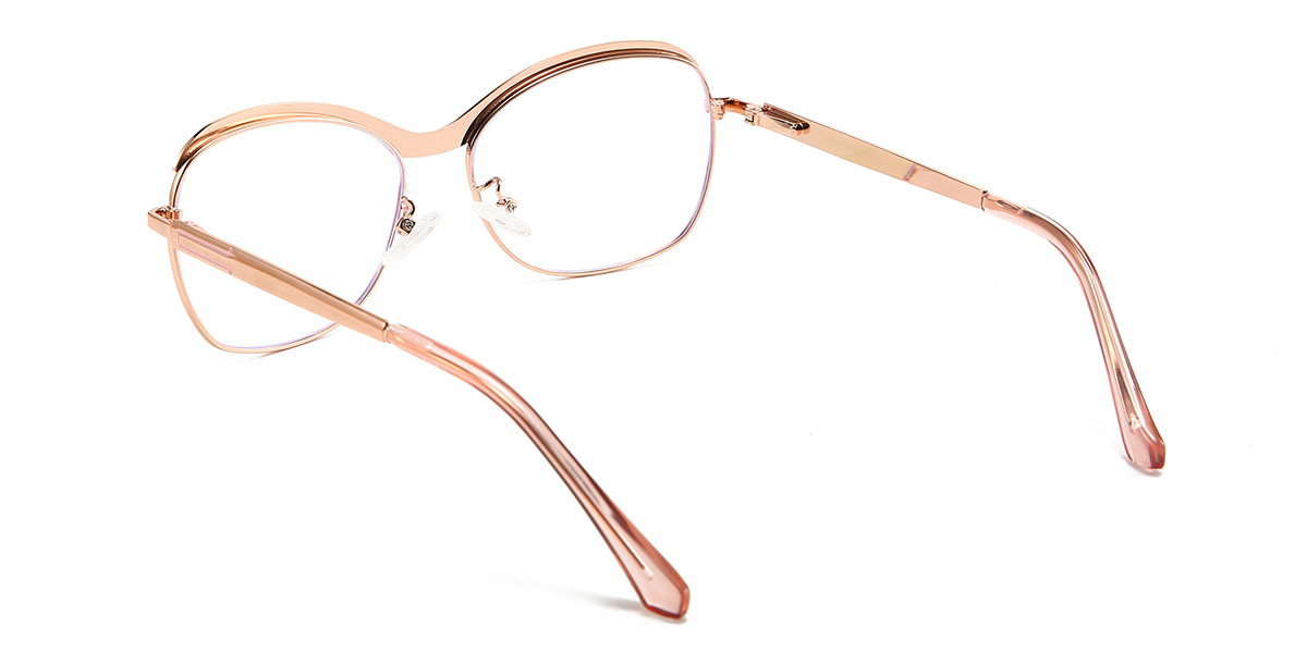 Ouro Rosa Ishanvi Óculos - Oval Glasses