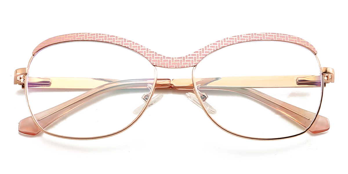 Ouro Rosa Ishanvi Óculos - Oval Glasses