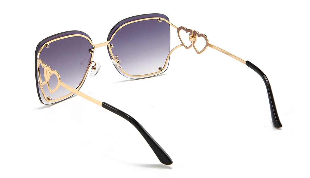 Oro Gradual Morado Taelynn Gafas - Square Sunglasses