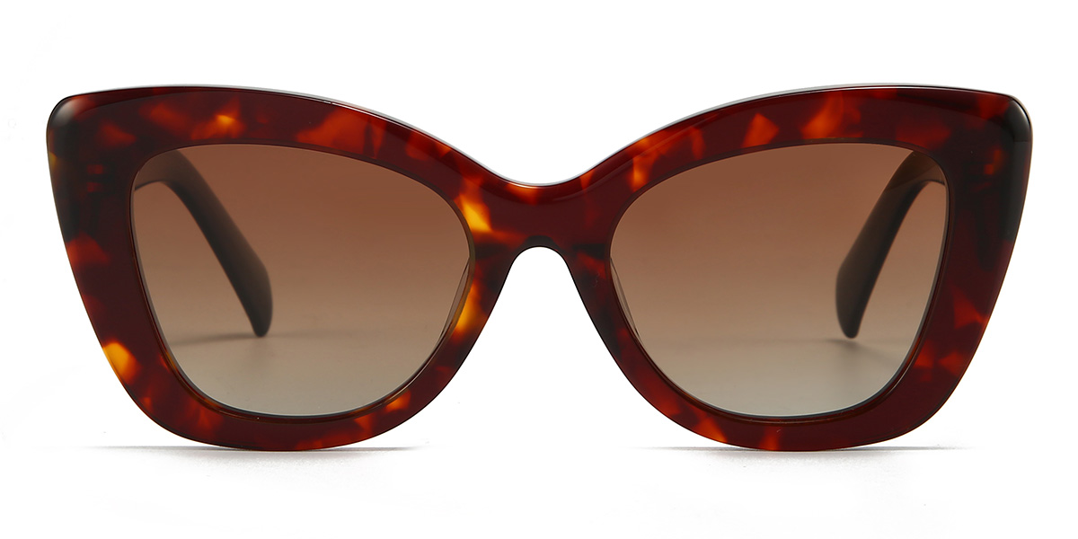Écaille de tortue Marron Kaidence Lunettes - Cat Eye Sunglasses