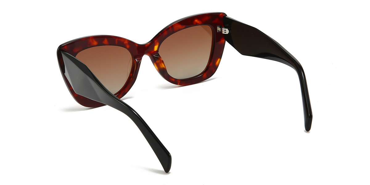 Écaille de tortue Marron Kaidence Lunettes - Cat Eye Sunglasses
