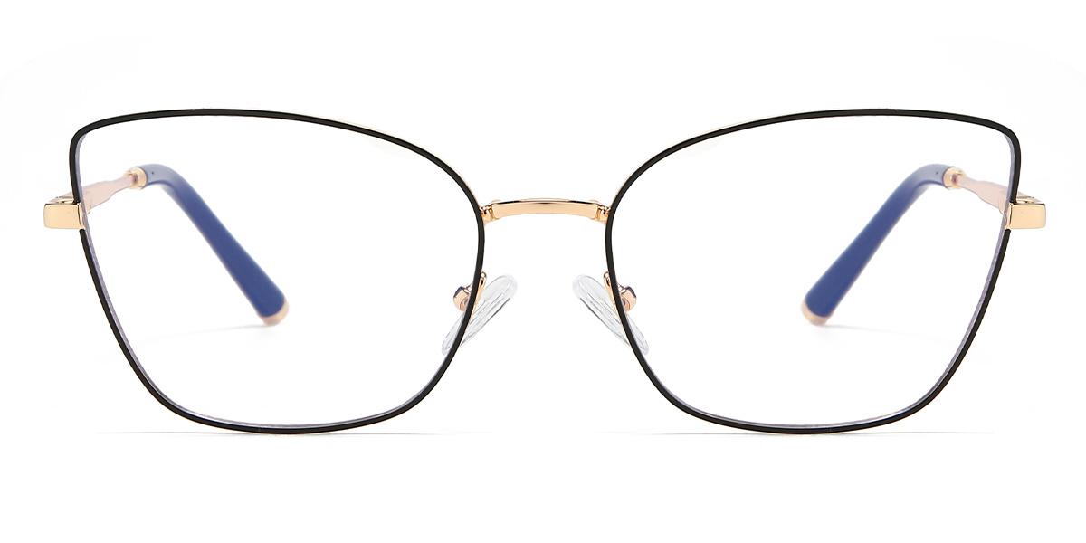 Black Saniya - Cat Eye Glasses