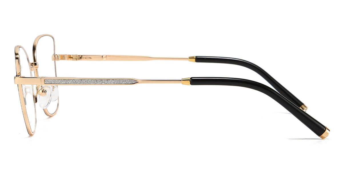 Black Saniya Glasses - Cat Eye Glasses