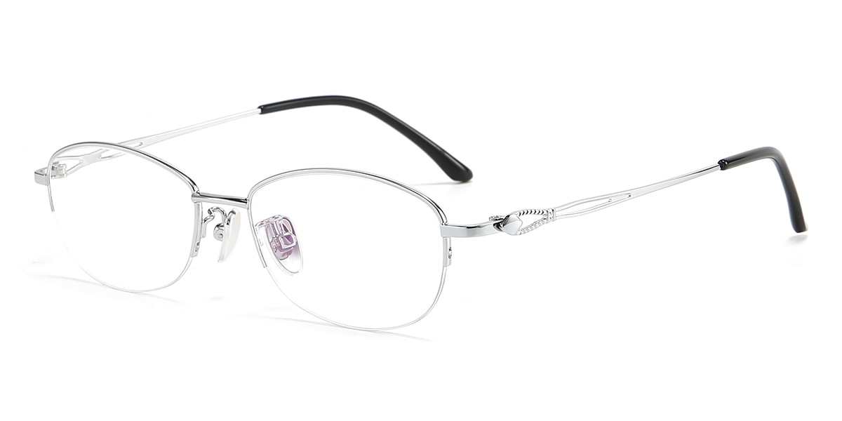 Ezüst Jacari Szemüveg - Oval Glasses