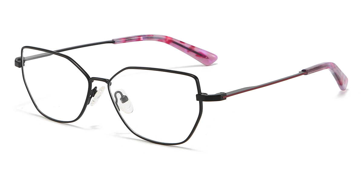 Black Winry Glasses - Rectangle Glasses