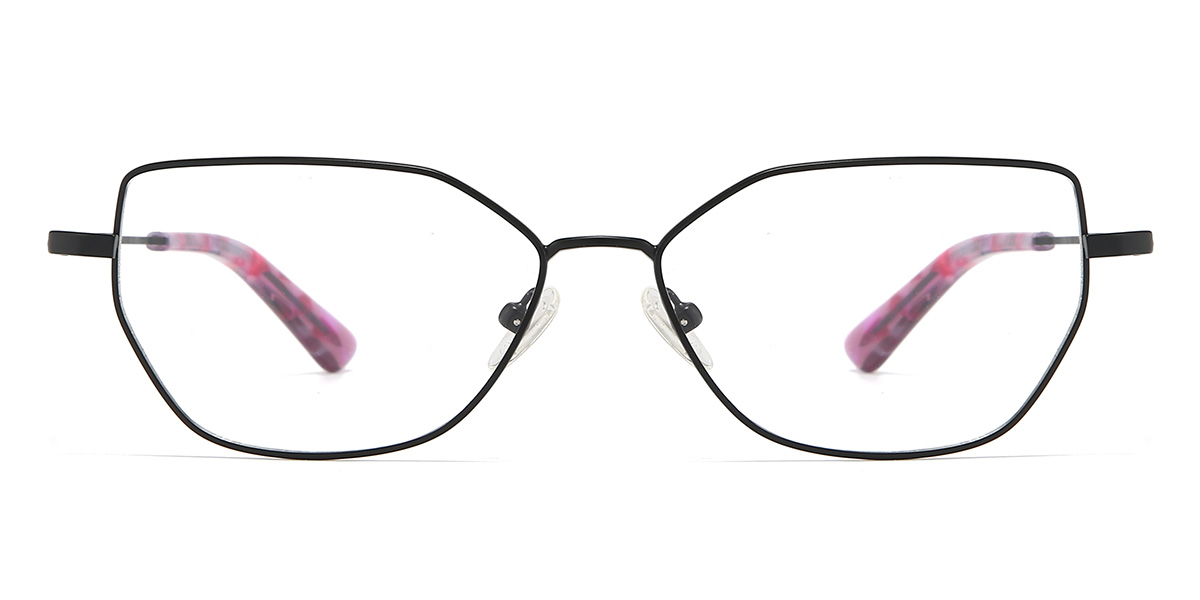 Black Winry - Rectangle Glasses