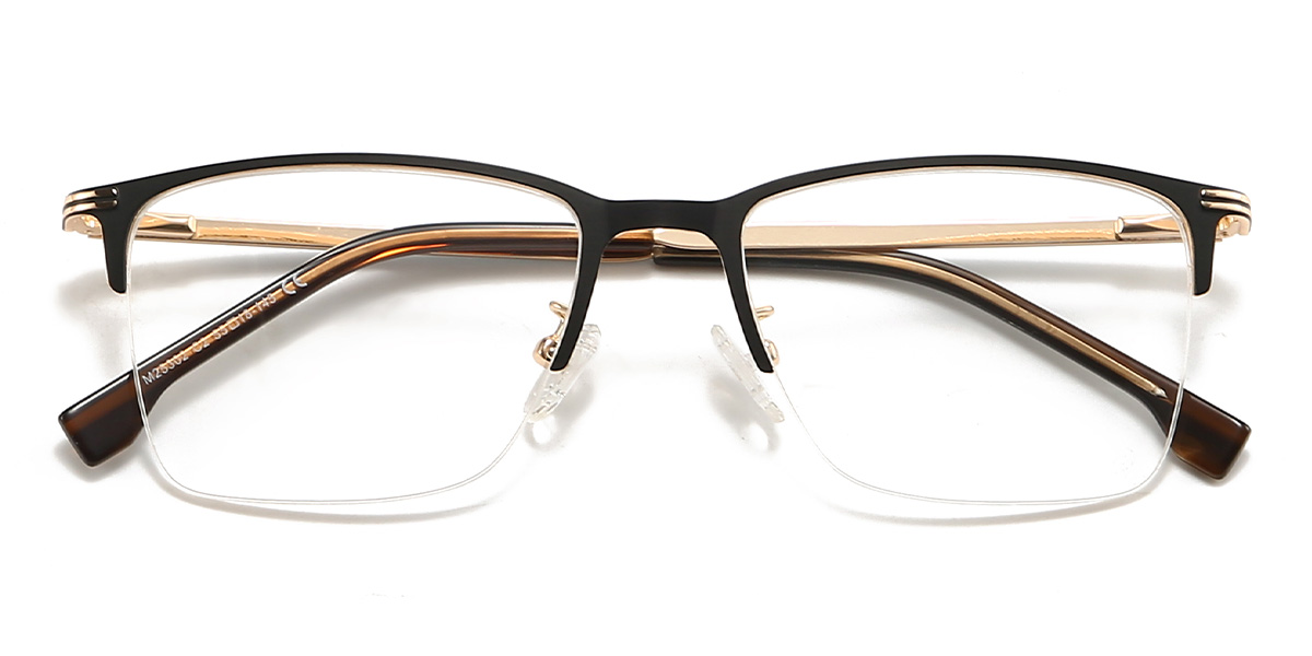 Hnedý Vedika Okuliare - Rectangle Glasses