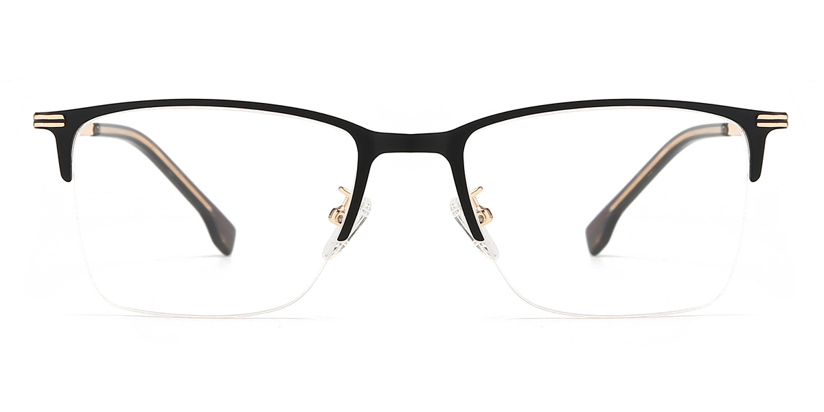 Hnedý Vedika - Rectangle Glasses