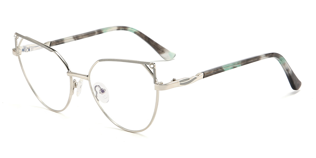 Gris argenté Deangelo Lunettes - Cat Eye Glasses