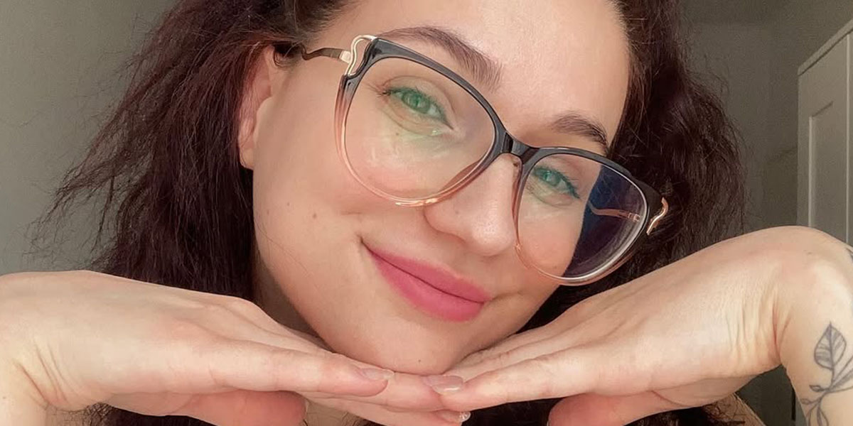 Black Tawny Odette Glasses - Cat Eye Glasses