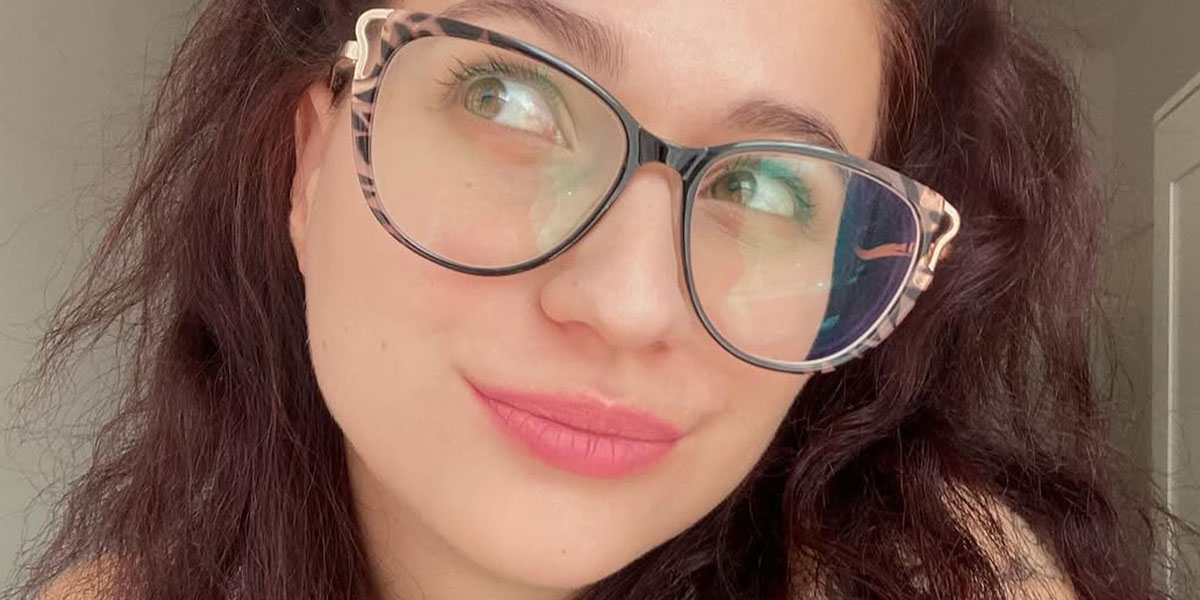 Barna teknősbéka Odette Szemüveg - Cat Eye Glasses