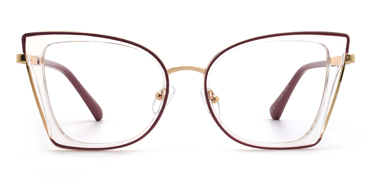 Clear Carlota - Square Glasses