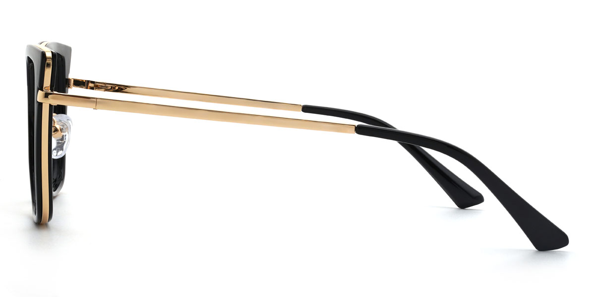 Black Karley Glasses - Square Glasses