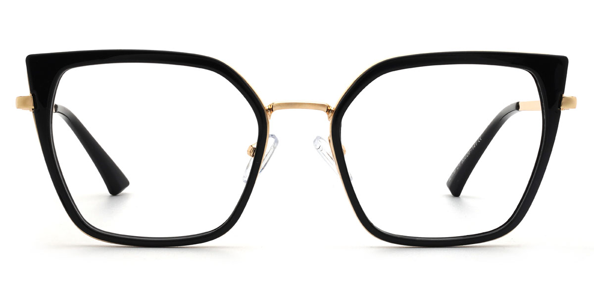 Black Karley - Square Glasses