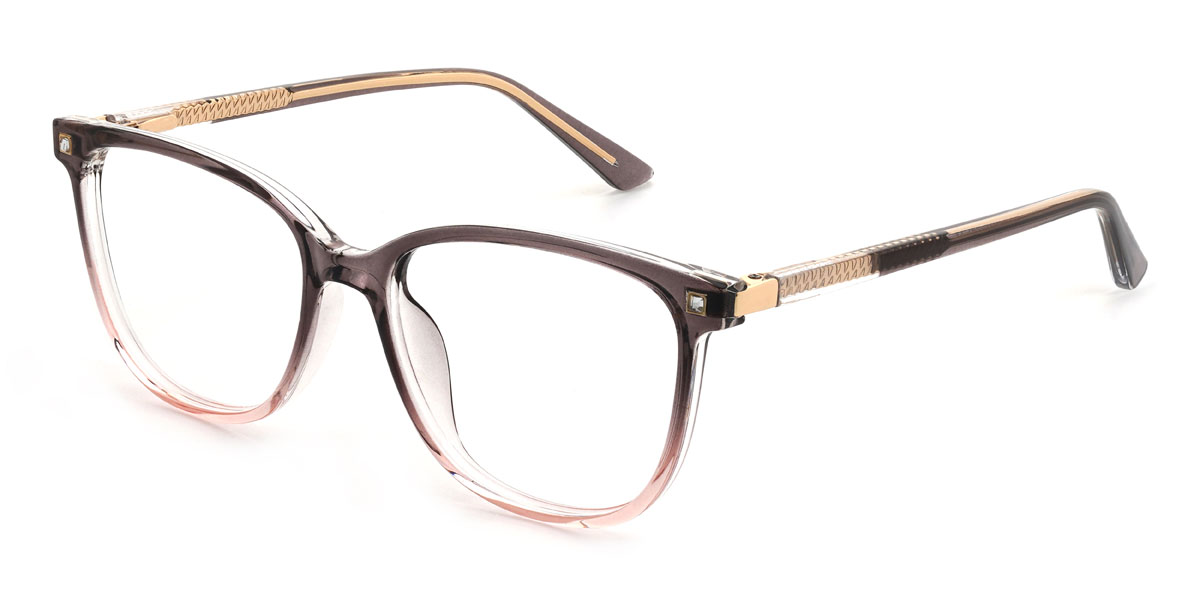 Grau Rosa Nirvi Brille - Rectangle Glasses