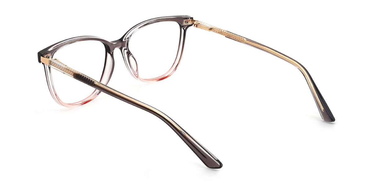Grau Rosa Nirvi Brille - Rectangle Glasses