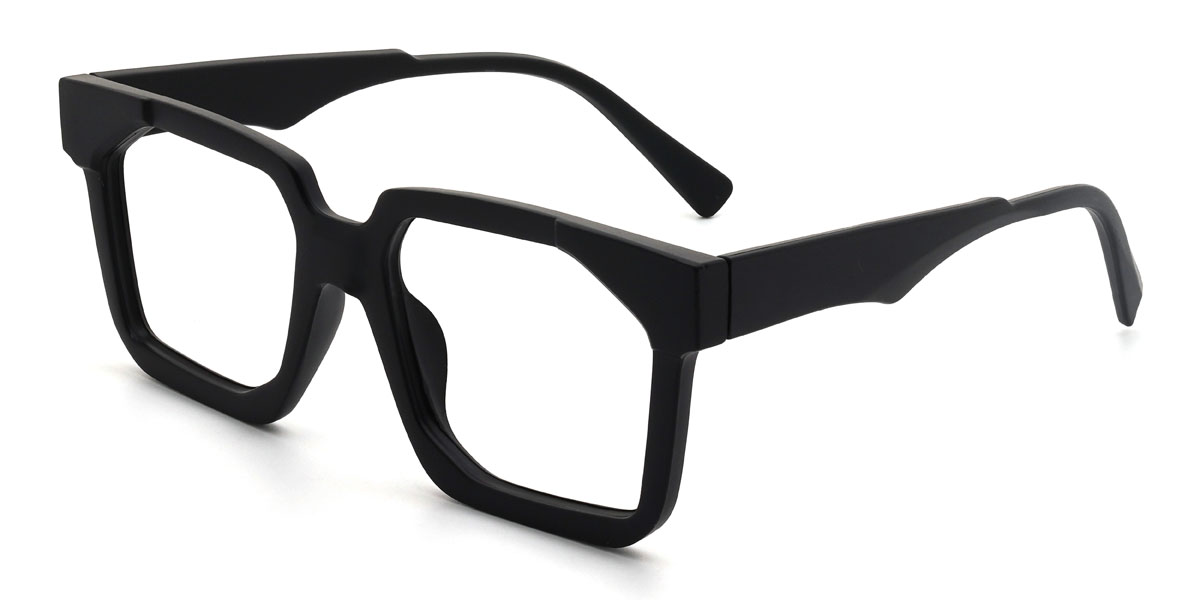 Black Xitlali Glasses - Square Glasses