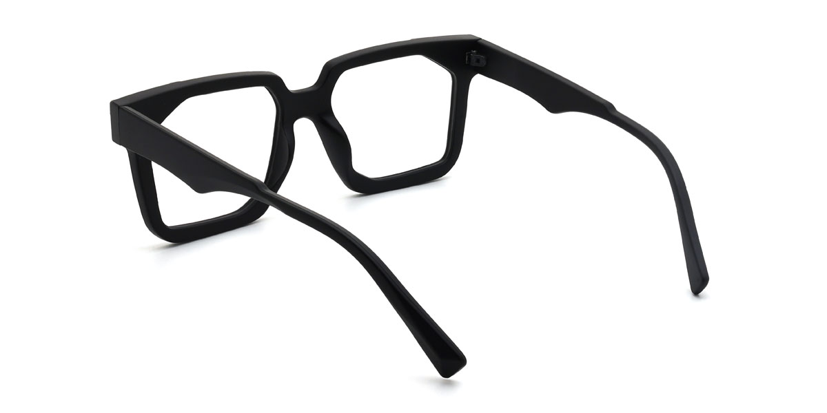 Black Xitlali Glasses - Square Glasses