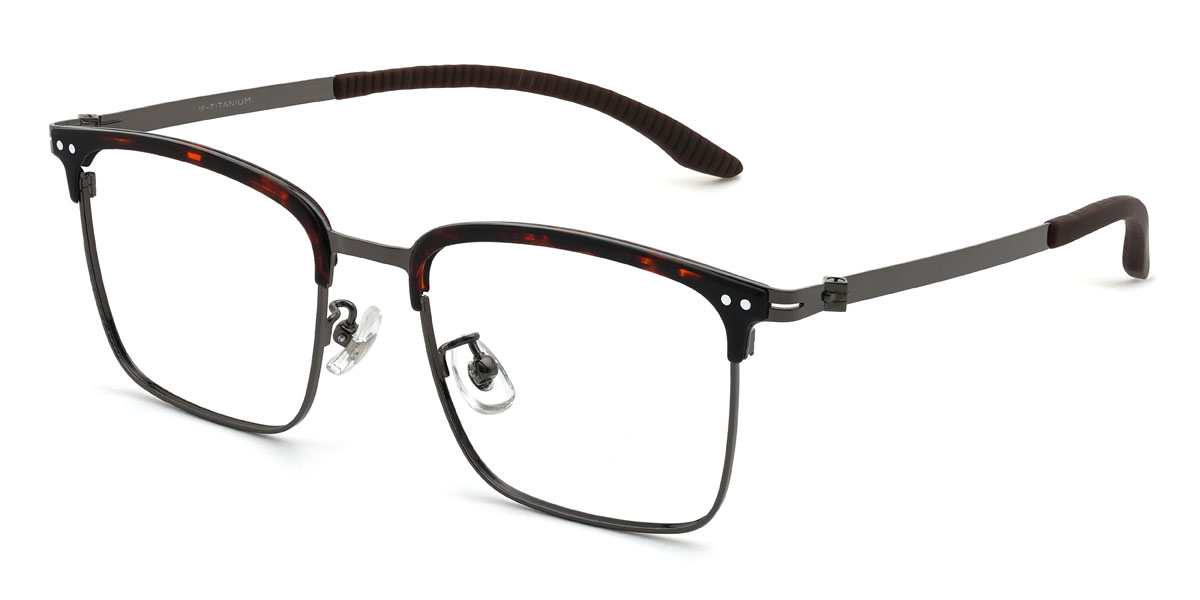 Tortoiseshell Aleen Glasses - Rectangle Glasses