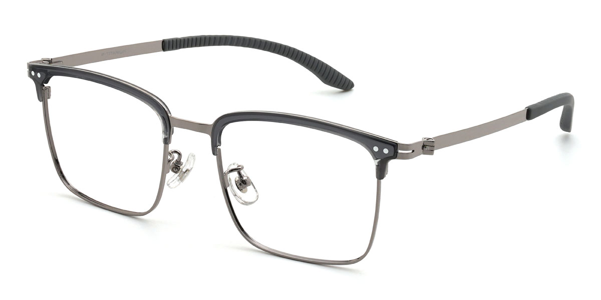 Sivý Aleen Okuliare - Rectangle Glasses