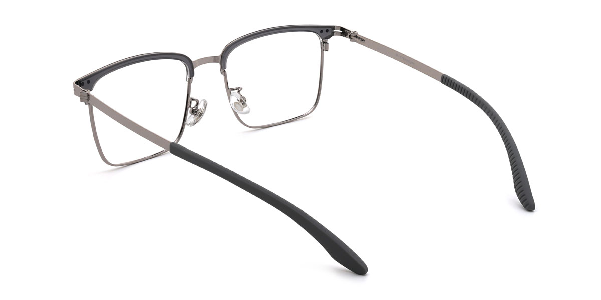 Sivý Aleen Okuliare - Rectangle Glasses