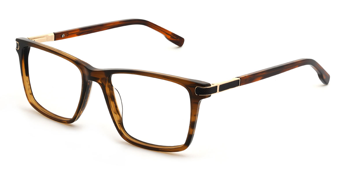 Woodgrain Lyndon Szemüveg - Rectangle Glasses