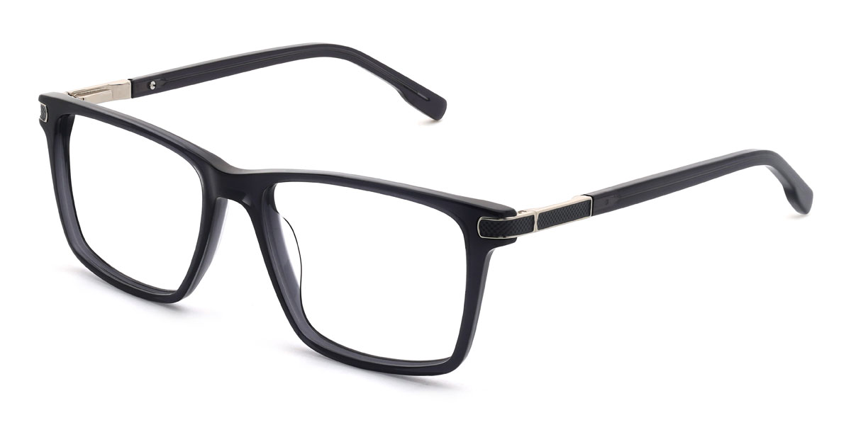 Grau Lyndon Brille - Rectangle Glasses