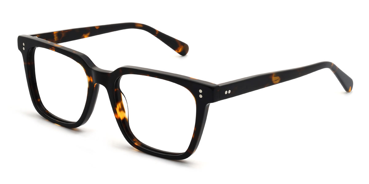 Tortoiseshell Defne Glasses - Rectangle Glasses