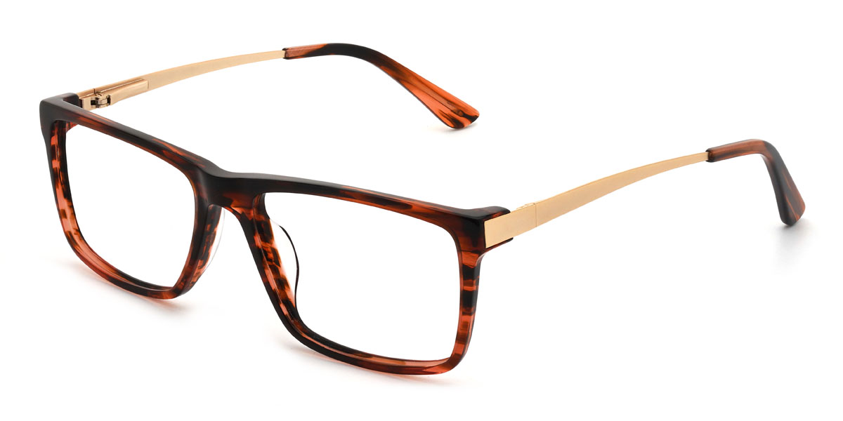 Tortoiseshell Mariela Glasses - Rectangle Glasses