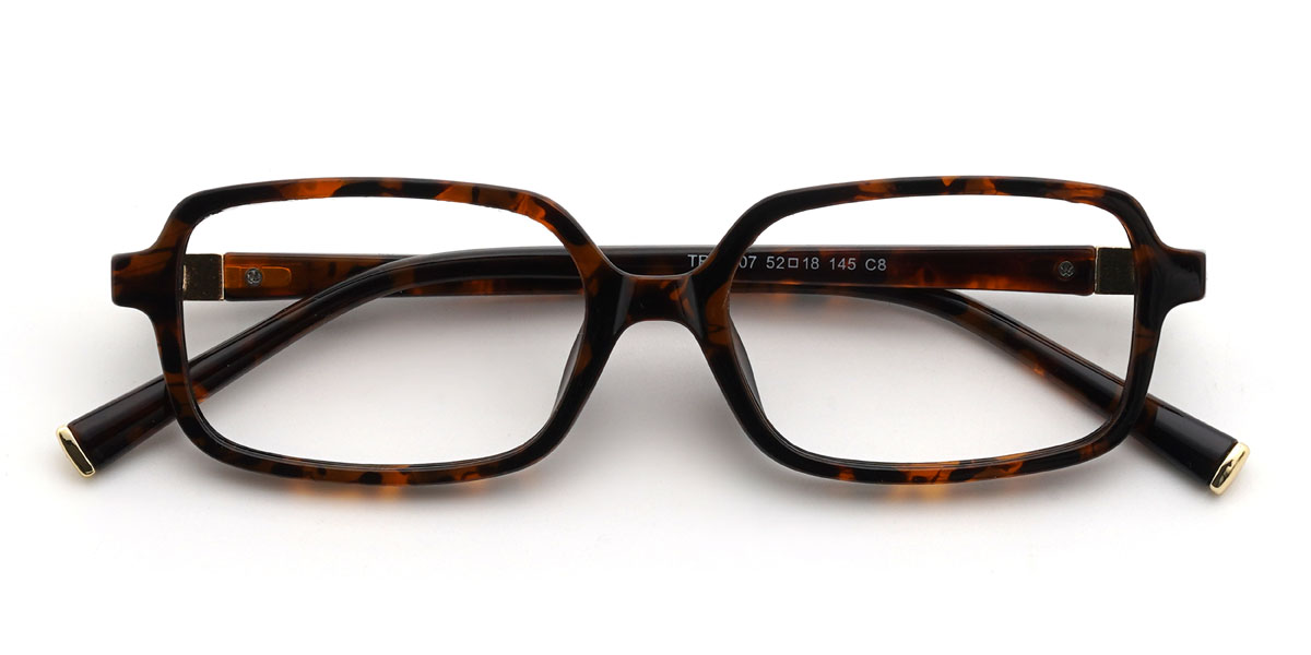 Tortoiseshell Judd Glasses - Rectangle Glasses