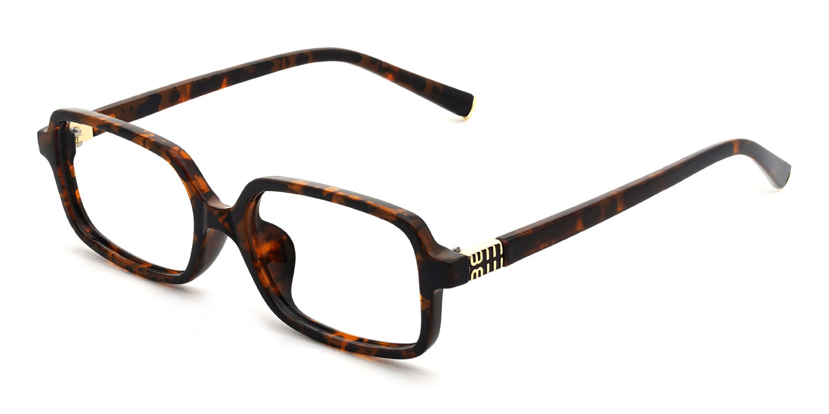Tortoiseshell Judd Glasses - Rectangle Glasses