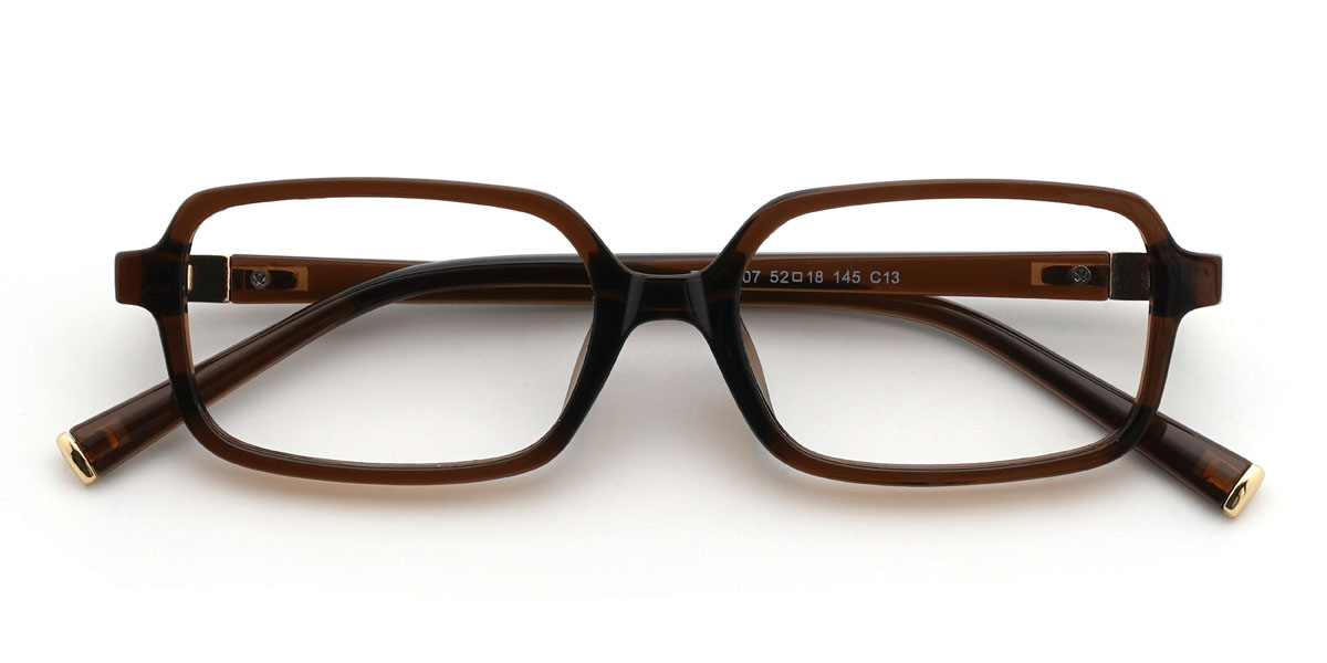 Hnedý Judd Okuliare - Rectangle Glasses